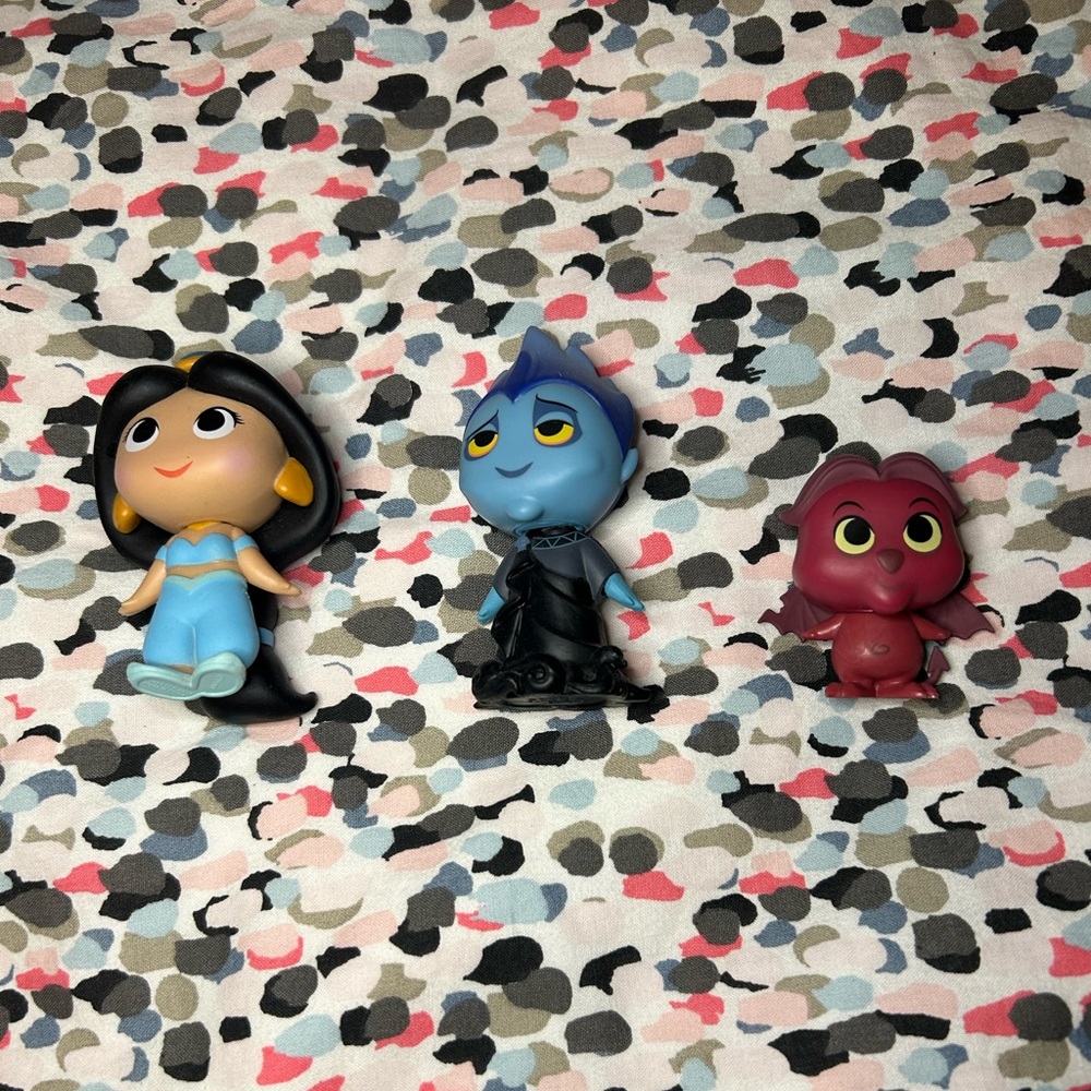 Three Funko Disney Blind Box Figures